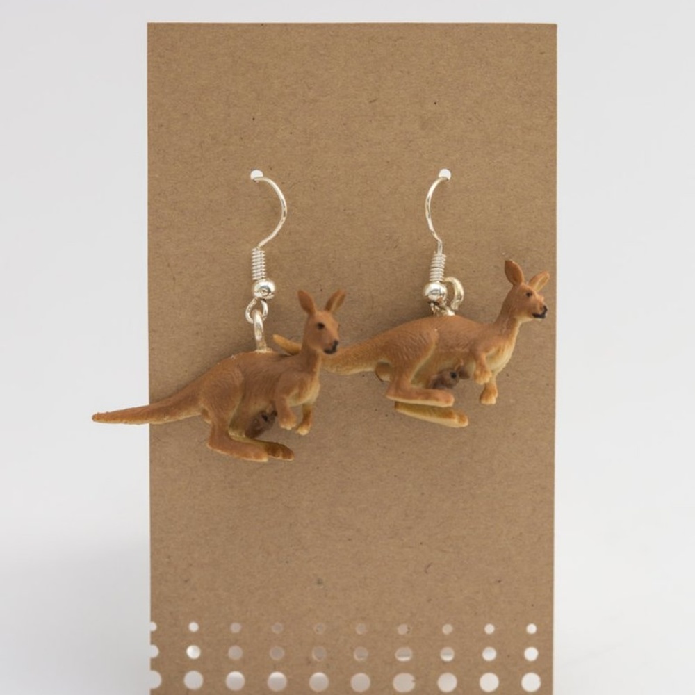 🦘 Kangaroo Spirit Animal Earrings 🦘